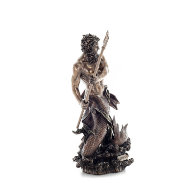 Neptune: God of the Sea, Earthquakes, Earth, Storms and Words 29cm Veronese Bronze Electroplating Full Body Statue Veronese 5 - 