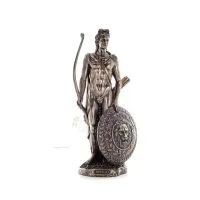 Apollon eller Apollonas, musikens, ljusets och konstens gud 30cm helkropp staty med elektrolys brons Veronese Veronese 1 - grifo