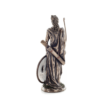 Apollo or Apollon, the god of music, light, protector of the arts 30cm Full-body statue with Electrolysis bronze Veronese Verone