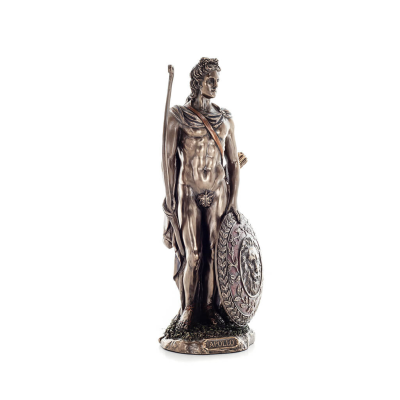 Apollo or Apollon, the god of music, light, protector of the arts 30cm Full-body statue with Electrolysis bronze Veronese Verone