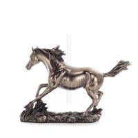 Horse or Equine, a free-running horse 22 cm. Full-body statuette with bronze electroplating Veronese Veronese 1 - grifon.se 