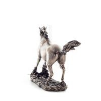 Horse or Equine, a free-running horse 22 cm. Full-body statuette with bronze electroplating Veronese Veronese 2 - grifon.se 