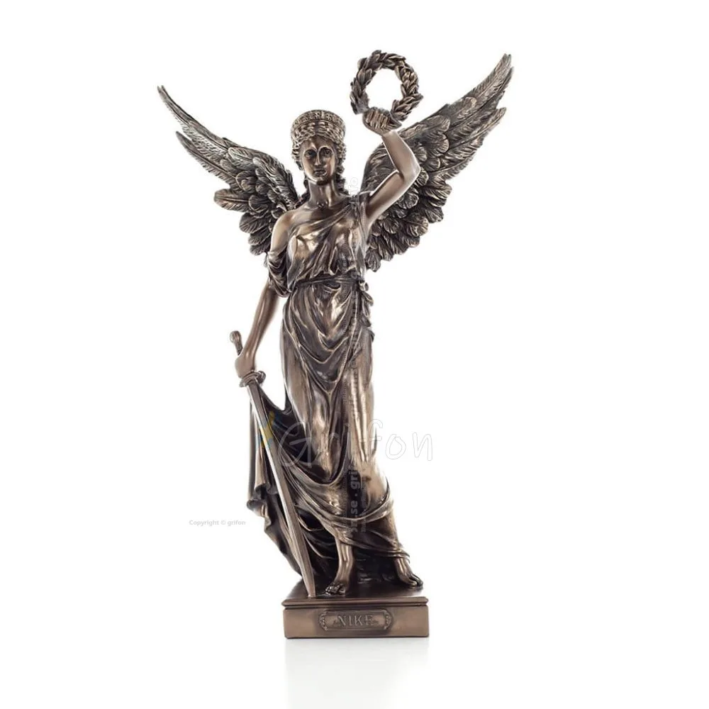 Victory: The Goddess Who Personified Victory, With Sword & Wreath 35,5 cm Veronese elektrolytisk brons helkroppsstaty Veronese 1