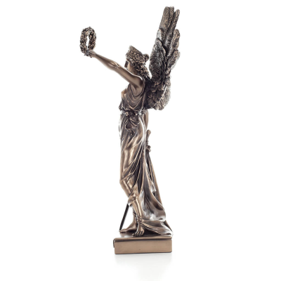 Victory: The Goddess Who Personified Victory, With Sword & Wreath 35.5cm Veronese Electrolytic Bronze Full Body Statue Veronese 