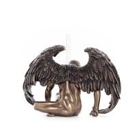 Sorrowful Angel 20x14cm Veronese Bronze Electroplating Full Body Statue, Modern Decorative Veronese 4 - grifon.se 