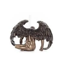 Sorrowful Angel 20x14cm Veronese Bronze Electroplating Full Body Statue, Modern Decorative Veronese 4 - grifon.se 