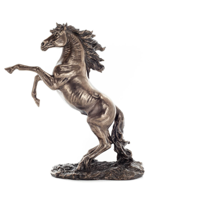 Horse or Equine, a horse that prances 28.9 cm. Full-body statuette with bronze electroplating Veronese Veronese 1 - grifon.se 