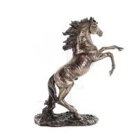 Horse or Equine, a horse that prances 28.9 cm. Full-body statuette with bronze electroplating Veronese Veronese 3 - grifon.se 