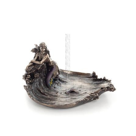 Mermaid: The Most Beautiful Demon, i Wave 15x29cm Veronese Bronze Electrolysis Helkroppsstaty Veronese 1 - grifon.se