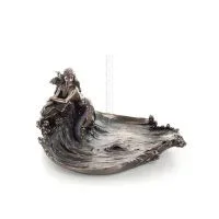 Mermaid: The Most Beautiful Demon, in Wave 15x29cm Veronese Bronze Electrolysis Full Body Statue Veronese 1 - grifon.se 