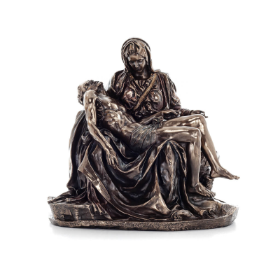 Pieta, Michelangelos The Deposition of Christ 44cm with Veronese Bronze Electrolysis, Christian, Tabletop Full Body Veronese 1 -