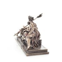 Zeus eller Zeus och Hera 19x31cm helkroppsstaty med elektrolytisk brons Veronese, antikens Grekland Veronese 2 - grifon.se 