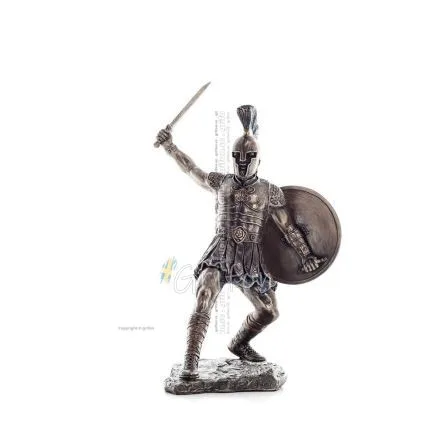 Hector eller Hector Trojanernas mäktigaste krigare, 29,5 x 23 cm Veronese Brons Electrolysis Helkroppsstaty Veronese 1 - grifon.