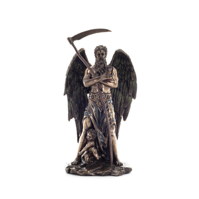 Time God in Greek Mythology 27.5cm Full Length Veronese Bronze Electrolysis Statue Veronese 1 - grifon.se 
