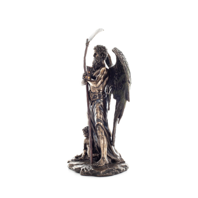 Time God in Greek Mythology 27.5cm Full Length Veronese Bronze Electrolysis Statue Veronese 2 - grifon.se 