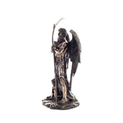 Time God in Greek Mythology 27.5cm Full Length Veronese Bronze Electrolysis Statue Veronese 2 - grifon.se 