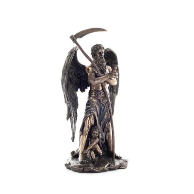 Time God in Greek Mythology 27.5cm Full Length Veronese Bronze Electrolysis Statue Veronese 6 - grifon.se 
