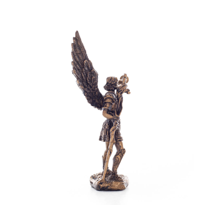 Archangel Gabriel: The Man of God 11cm Veronese Bronze Electroplating Full Body Statue, Christian Veronese 5 - grifon.se 