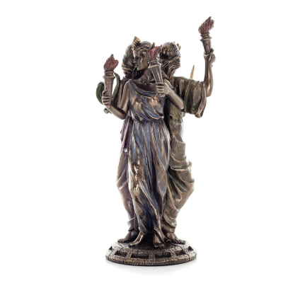 Hekate: Synen pÃ¥ magi, medicin, giftig... 21cm Veronese Bronze Electrolysis Helkroppsstaty, antikens Grekland Veronese 3 - grifo