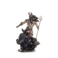 Poseidon: God of the Sea, Earthquakes, Earth, Storms and Words 30cm Veronese Bronze Electroplating Full Body Statue Veronese 3 -