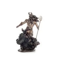 Poseidon: God of the Sea, Earthquakes, Earth, Storms and Words 30cm Veronese Bronze Electroplating Full Body Statue Veronese 3 -