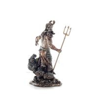 Poseidon: God of the Sea, Earthquakes, Earth, Storms and Words 30cm Veronese Bronze Electroplating Full Body Statue Veronese 4 -