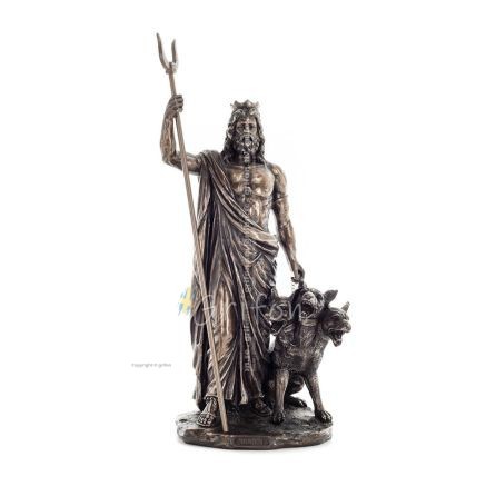 Pluto or Hades: the god of the underworld 32.5cm Veronese Electrolytic Bronze Full Body Statue Veronese 1 - grifon.se