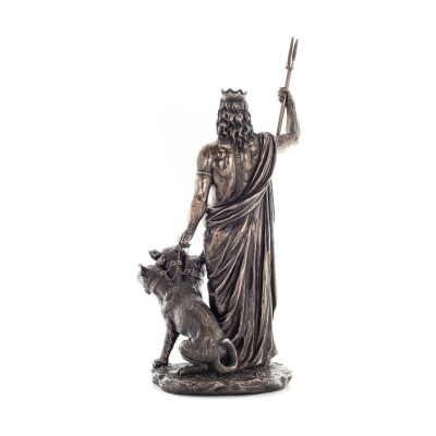 Pluto or Hades: the god of the underworld 32.5cm Veronese Electrolytic Bronze Full Body Statue Veronese 3 - grifon.se 