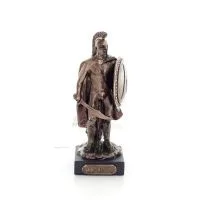 Leonidas: Kung av Sparta med svärd 12 cm full längd Veronese brons elektrolytisk staty, antikens Grekland Veronese 1 - grifon.se