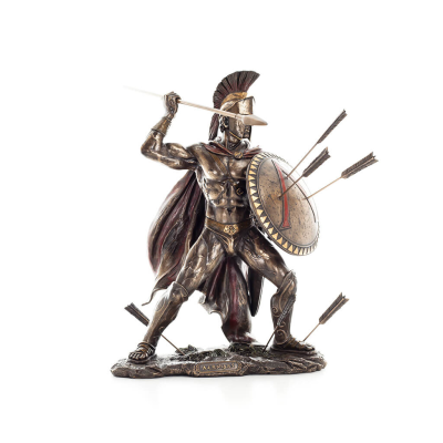 Leonidas: The King of Sparta with Arrows Color 50cm Full LÃ¤ngd Veronese Brons Electrolysis Statue, Antika Grekland Veronese 6 - 