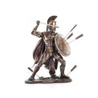 Leonidas: The King of Sparta with Arrows Color 50cm Full LÃ¤ngd Veronese Brons Electrolysis Statue, Antika Grekland Veronese 6 - 