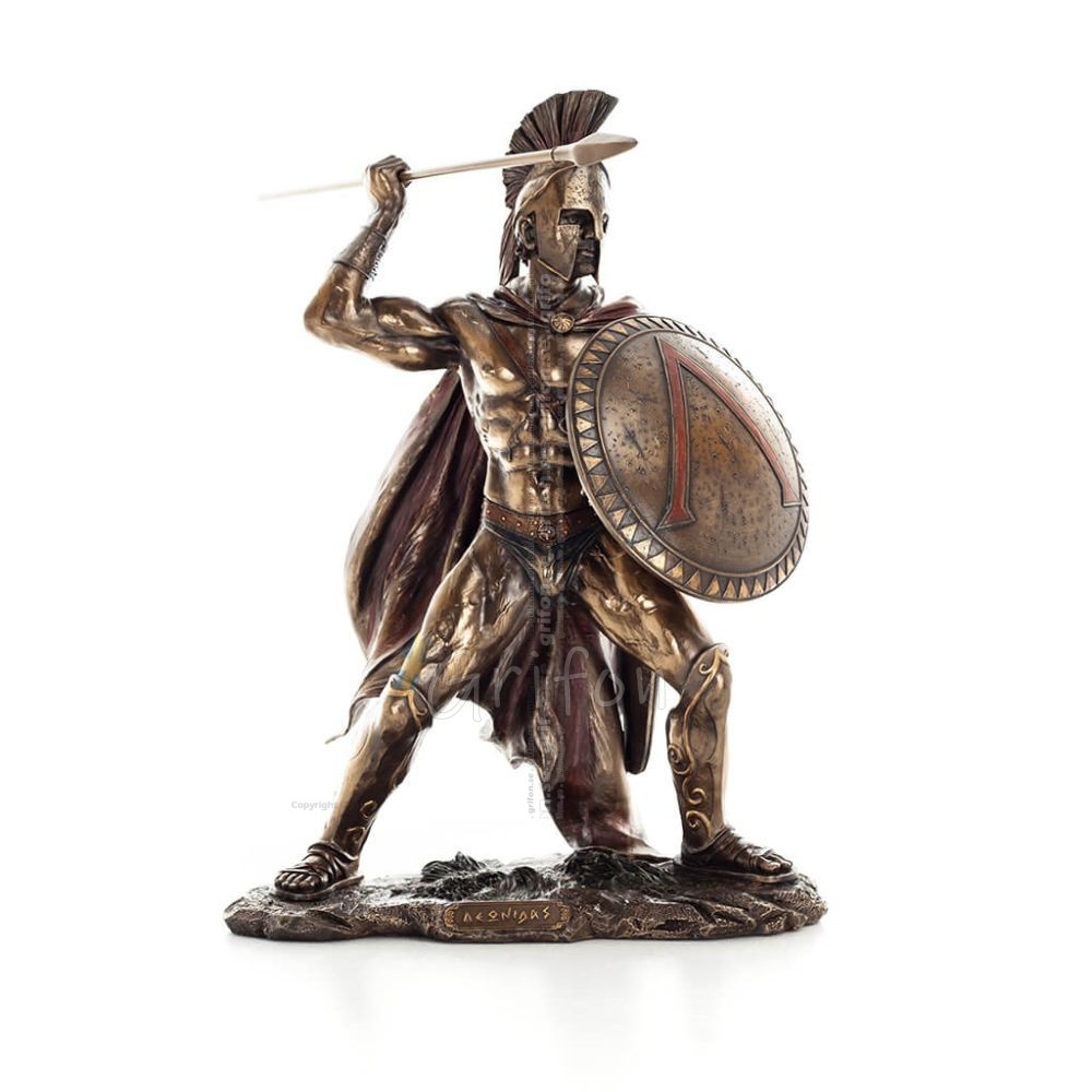 Leonidas: King of Sparta with Arrow 50cm Full Length Veronese Bronze Electrolytic Statue, Ancient Greece Veronese 1 - grifon.se Leonidas: King of Sparta with Arrow 50cm Full Length Veronese Bronze Electrolytic Statue, Ancient Greece Veronese 1 - grifon.se