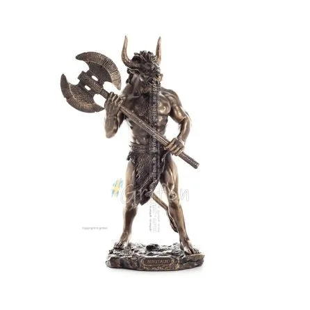 Minotaur: Plasma, the son of Pasiphae Queen of Knossos Minoan Era 28cm Veronese Bronze Electrolysis Full Body Statue Veronese 1 