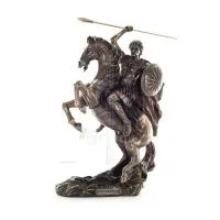 Alexander den store: Den store soldaten 31,5cm Veronese Bronze Electrolysis Full Längd Statue, antikens Grekland Veronese 6 - gr