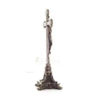 Cross of Jesus Christ on a base 33x15.5cm Full body statue with Veronese Bronze Electrolysis Veronese 5 - grifon.se 