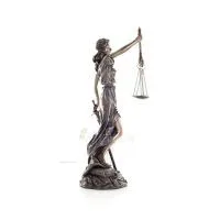 Themis: Titan, av den moraliska ordningen samt Etikett 30 cm helkroppselektrolytisk brons Veronese staty, antikens Grekland Vero