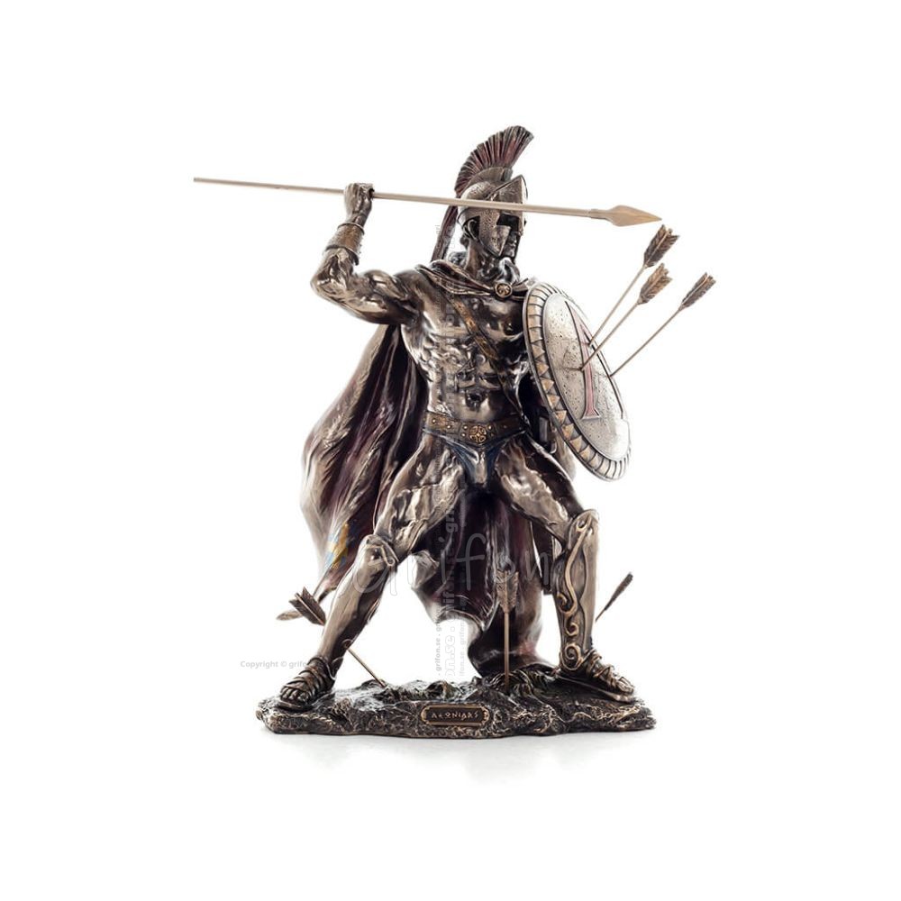 Leonidas: The King of Sparta with Arrows 33cm Full Length Veronese Bronze Electrolytic Statue, Ancient Greece Veronese 1 - grifo Leonidas: The King of Sparta with Arrows 33cm Full Length Veronese Bronze Electrolytic Statue, Ancient Greece Veronese 1 - grifo