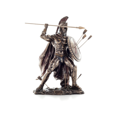 Leonidas: The King of Sparta with Arrows 33cm Full Length Veronese Bronze Electrolytic Statue, Ancient Greece Veronese 1 - grifo