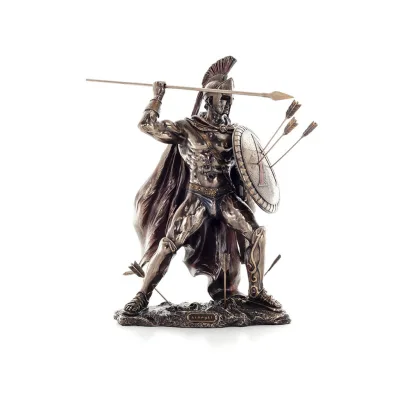 Leonidas: The King of Sparta with Arrows 33cm Full Längd Veronese brons elektrolytisk staty, antikens Grekland Veronese 1 - grif