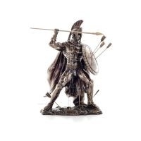 Leonidas: The King of Sparta with Arrows 33cm Full LÃ¤ngd Veronese brons elektrolytisk staty, antikens Grekland Veronese 1 - grif