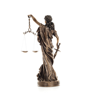 Themis: Titan of Moral Order and Etiquette 60 cm helkroppselektrolytisk brons Veronese staty, antikens Grekland Veronese 3 - gri