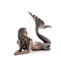 Mermaid: The Most Beautiful Demon, Lying Prone 67x25x44cm Veronese Electrolytic Bronze Full Body Statue Veronese 7 - grifon.se 