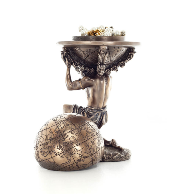 Atlas Titan: Ledaren fÃ¶r Titanids 23 cm smyckeskrin, smyckeskrin fÃ¶r fÃ¶rvaring, Veronese bronsstaty Veronese 4 - grifon.se 