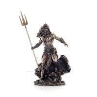 Poseidon: havets gud, jordbÃ¤vningar, jorden, stormar och ord 30 cm Veronese brons galvaniserad helkroppsstaty Veronese 1 - grifo