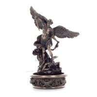 Archangel Michael: Like God, One of the First Lords 21cm Veronese Bronze Electrolytic Full Body Statue, Christian Veronese 1 - g
