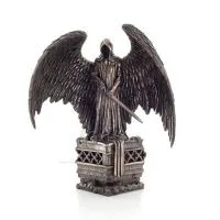 Charos or Charon the ferryman/carrier of Hades with a sword in a hilt 28x32.5cm Veronese Bronze Electrolysis Full Body Statue Ve