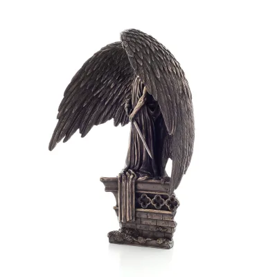 Charos or Charon the ferryman/carrier of Hades with a sword in a hilt 28x32.5cm Veronese Bronze Electrolysis Full Body Statue Ve