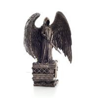 Charos eller Charon, färjemannen/bäraren av Hades med ett svärd i ett fäste 28x32,5 cm Veronese Brons Electrolysis Helkroppsstat