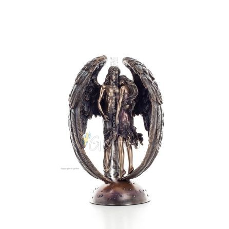Guardian Angel 25cm Veronese Bronze Electroplating Full Body Statue Veronese 1 - grifon.se 