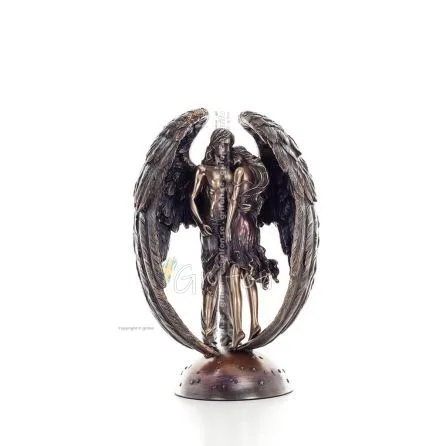 Skyddsängel 25 cm Veronese brons galvaniserad helkroppsstaty Veronese 1 - grifon.se 